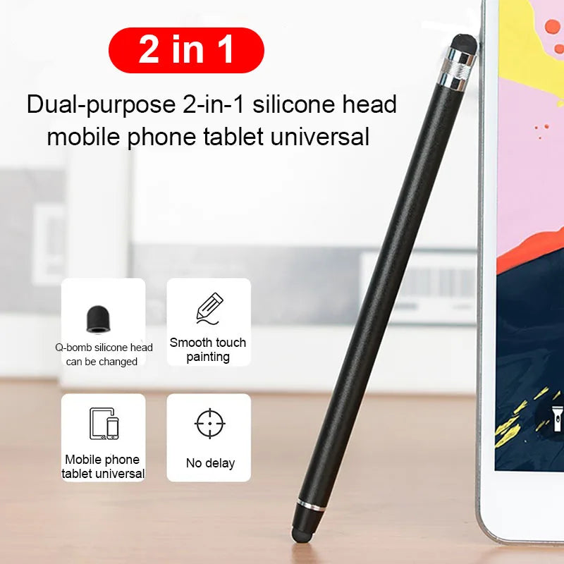 2-in-1 Stylus Pen Touch Pencil For Cell Phone Accessories For iphone Electrostatic Touch Pen For Phone Touch Screen Stylus Pens Peaceful Pleasures Health and Wellness
