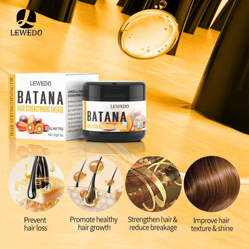LEWEDO Batana Oil Hair Mask – Organic Nourishing Treatment