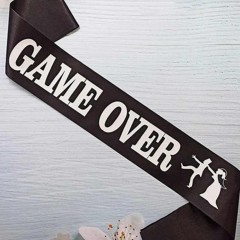 Groom To Be Bachelor Party Sash & Cap | Wedding Photo Props Party Sash & Cap Set Peaceful Pleasures Health and Wellness sash