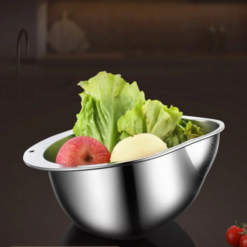 Stainless Steel Rice & Vegetable Washing Basket Strainer