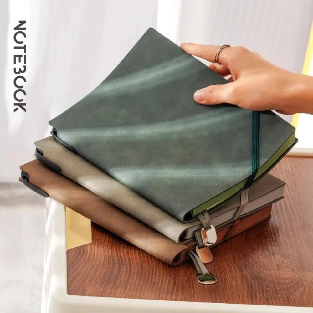 Multifunction 100sheets A5 Notebook Diary To Do List Meeting Minutes Book Stationery School Supplies Retro Notebook Girls Peaceful Pleasures Health and Wellness