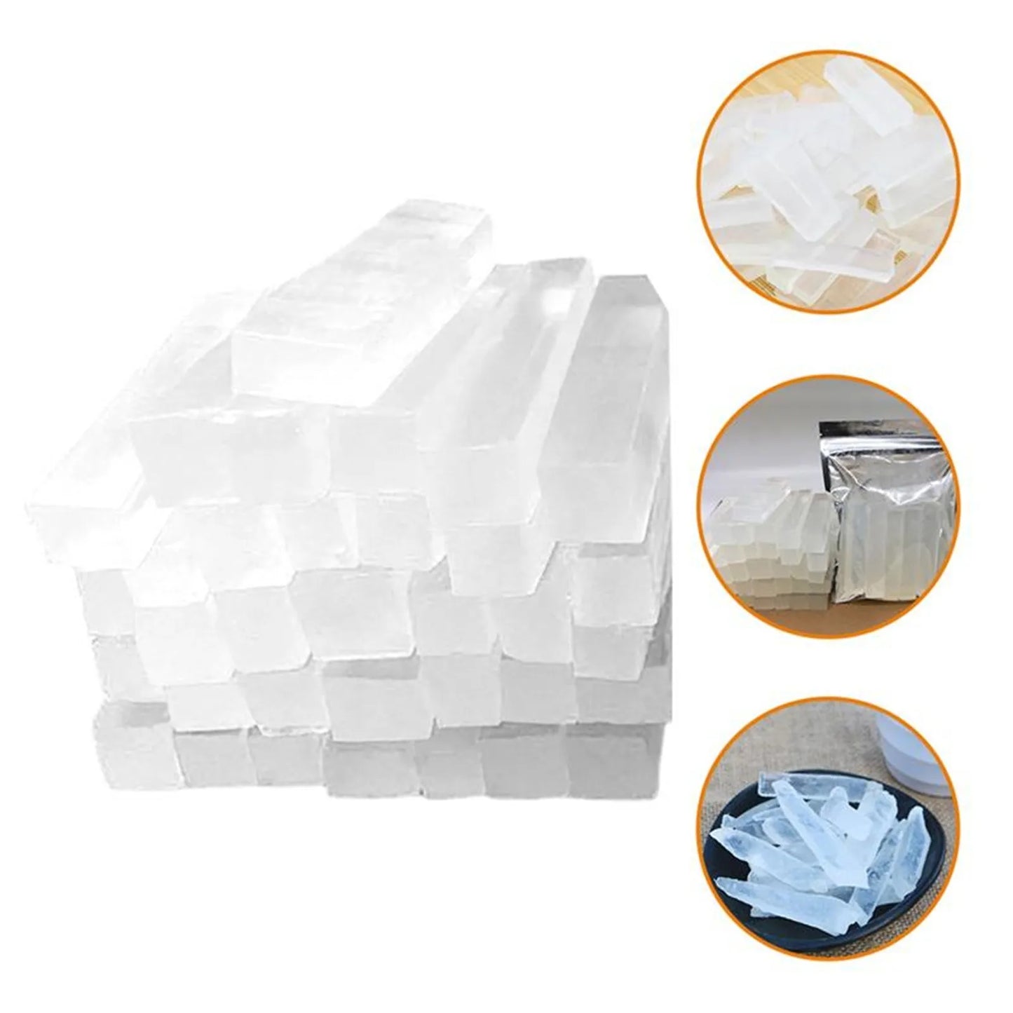 Clear Glycerin Soap Base Organic Soap Making Diy Handmade Vegan Soap Melt Pour Soap Base Household Soap Production Tool Gifts Peaceful Pleasures Health and Wellness