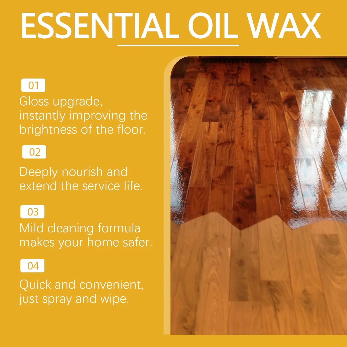 Beeswax Furniture Polish Spray – Wood Care & Waterproof Protection