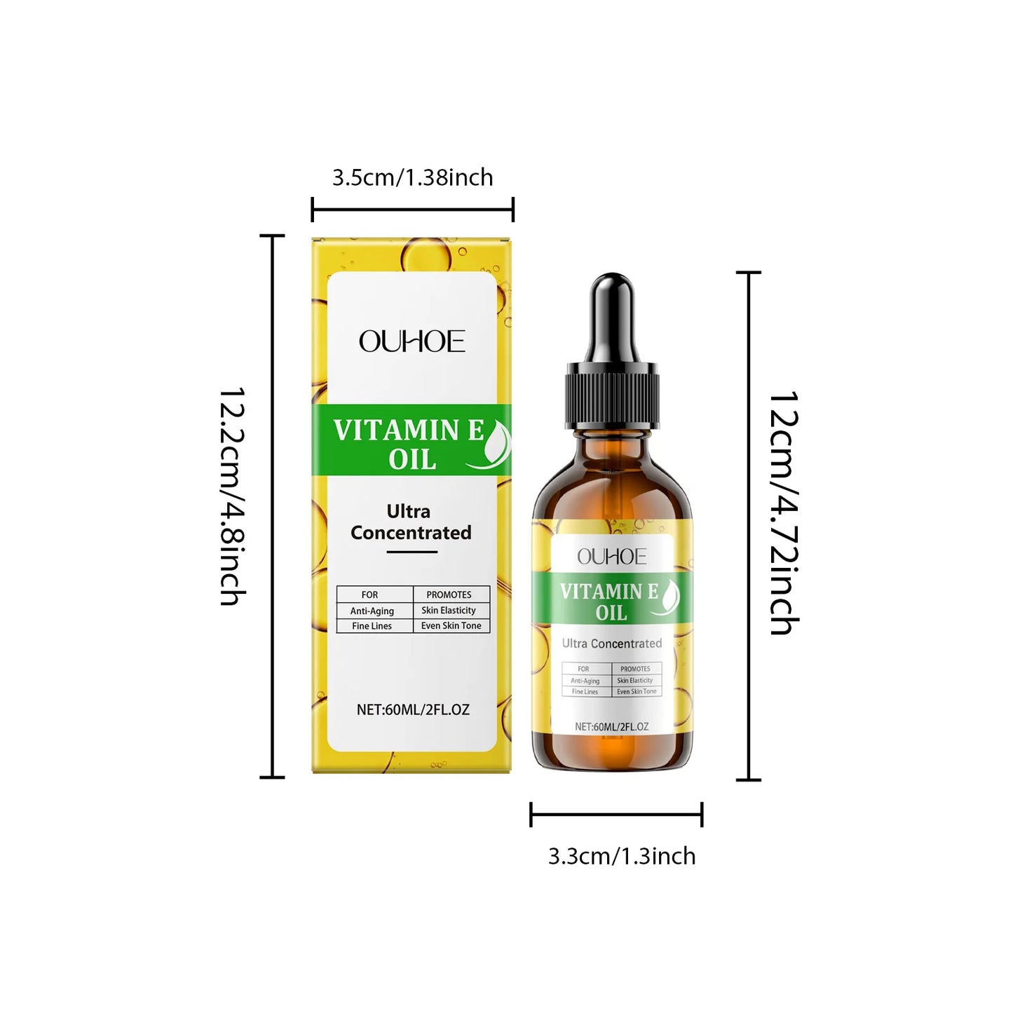 Vitamin E Body Oil – Firming, Brightening & Anti-Aging Skin