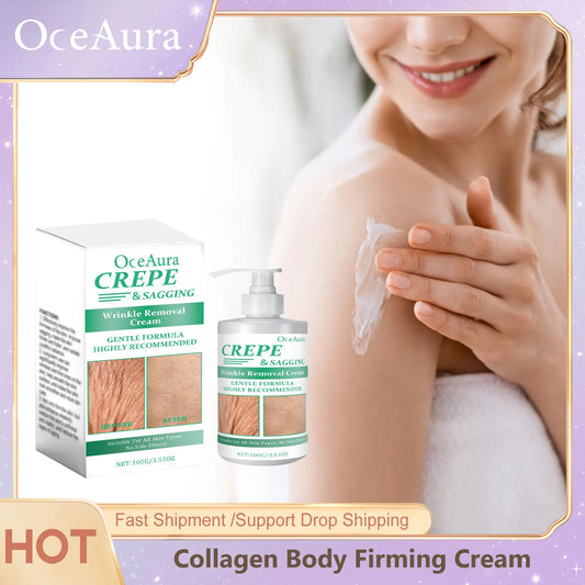 OceAura Collagen Firming Body Cream – Brightening & Moisturizing Firming Body Cream Peaceful Pleasures Health and Wellness