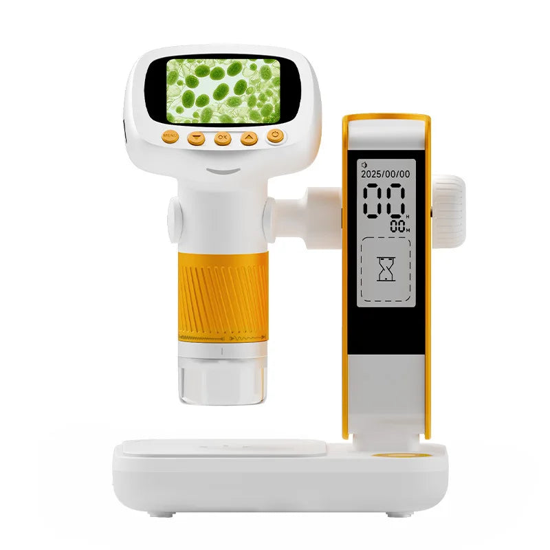 Children's Microscope Multifunctional 2-Inch High-Definition Student Science and Education Experiment Set Educational Toy Peaceful Pleasures Health and Wellness 3