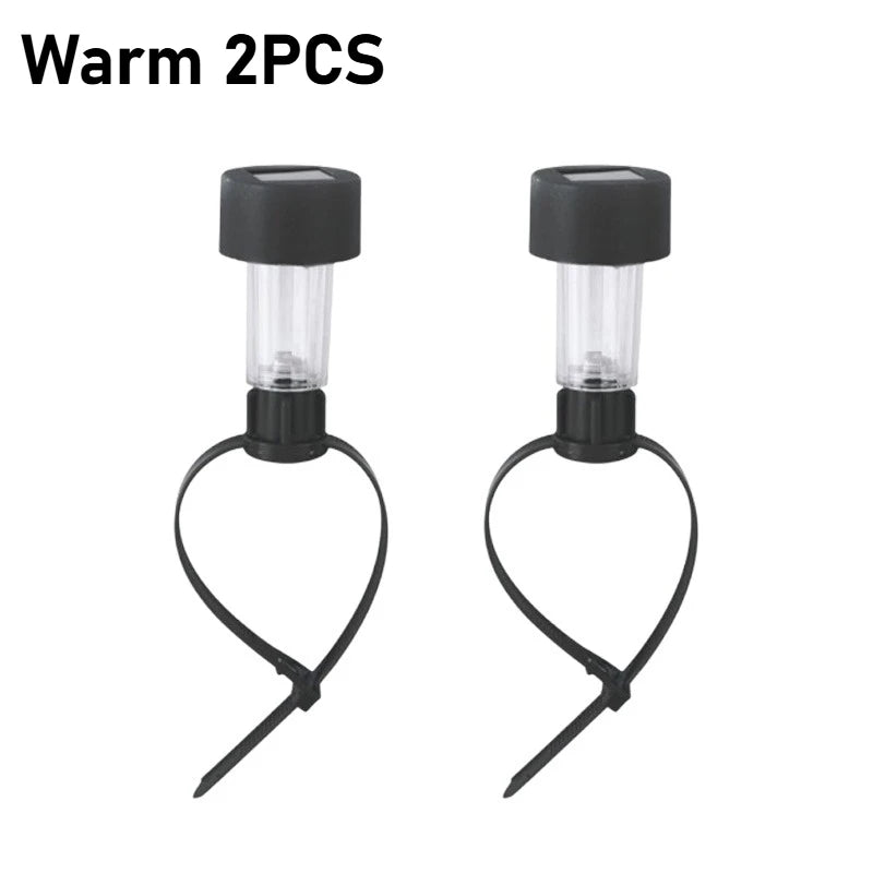Solar Pool Lights Waterproof LED Fence & Ground Lamp Set