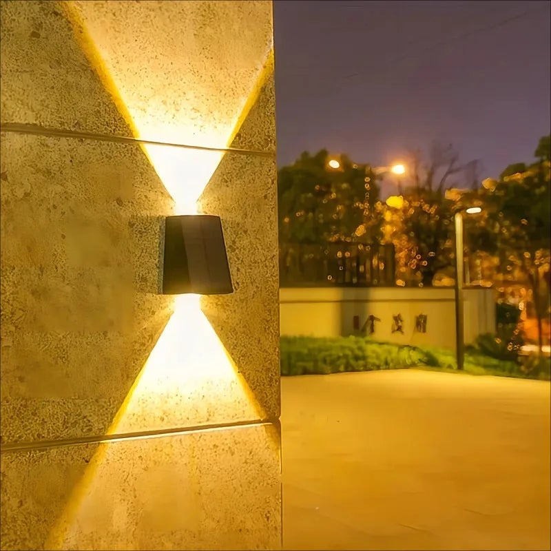 Solar Outdoor Wall Washer Light – Waterproof Garden Mood Lighting