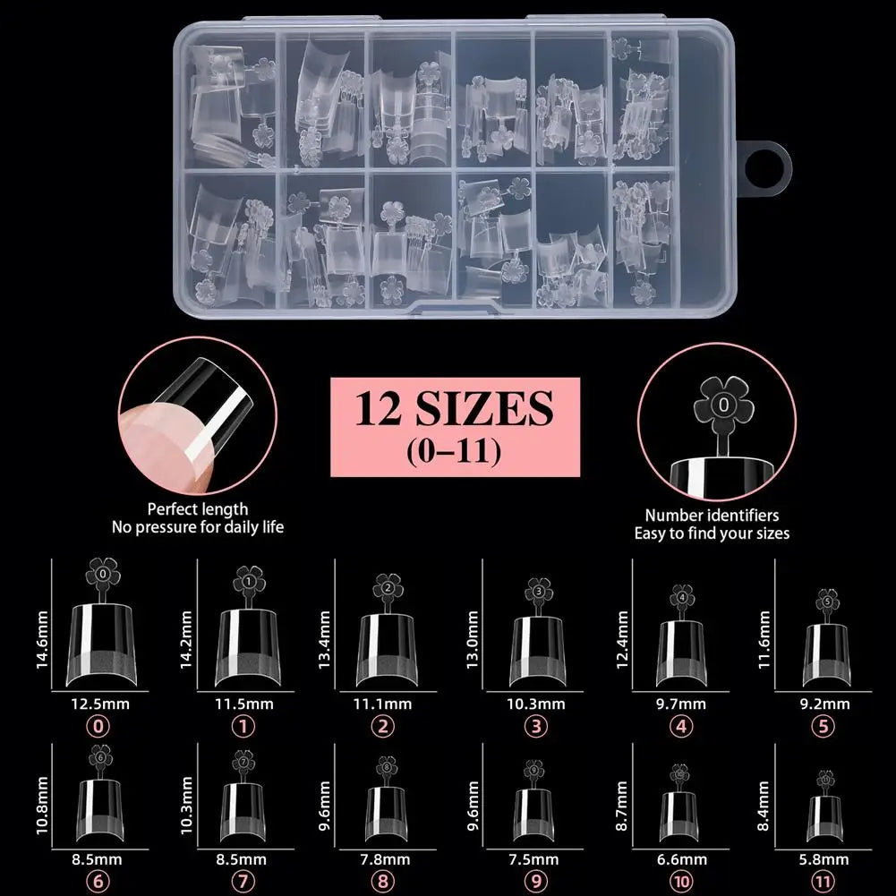 120pcs Almond Fake Nails Half Matte Pre-Buff Gel Tips 12 Sizes Press-On Nail Tips Peaceful Pleasures Health and Wellness F