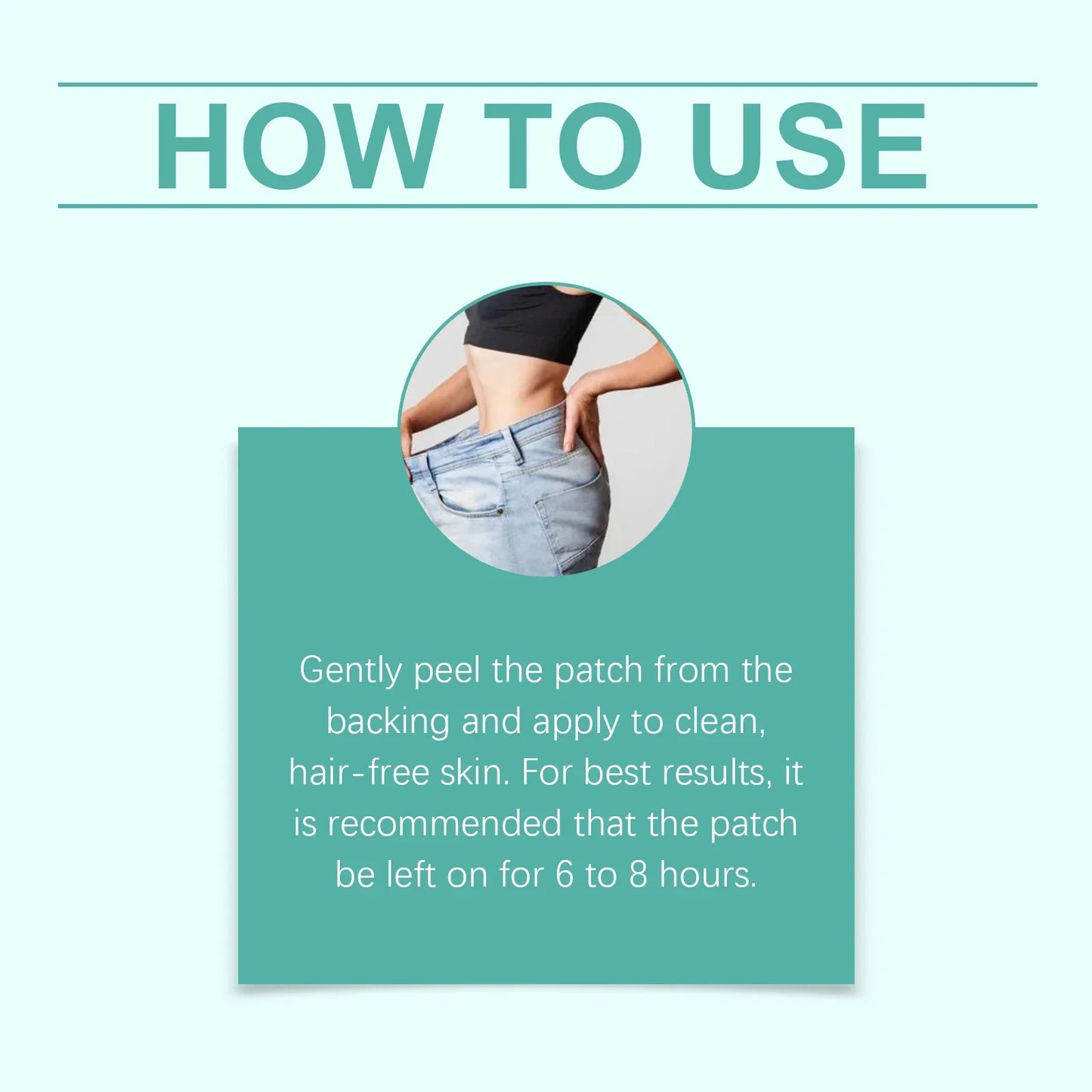 Body Contour Slimming Patches – 30 Moisturizing Skin-Fit Pads