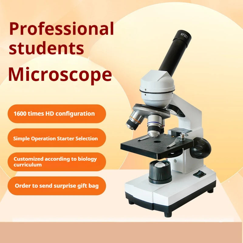 Professional Microscope Children's Optics and Biological Science Experiment Peaceful Pleasures Health and Wellness