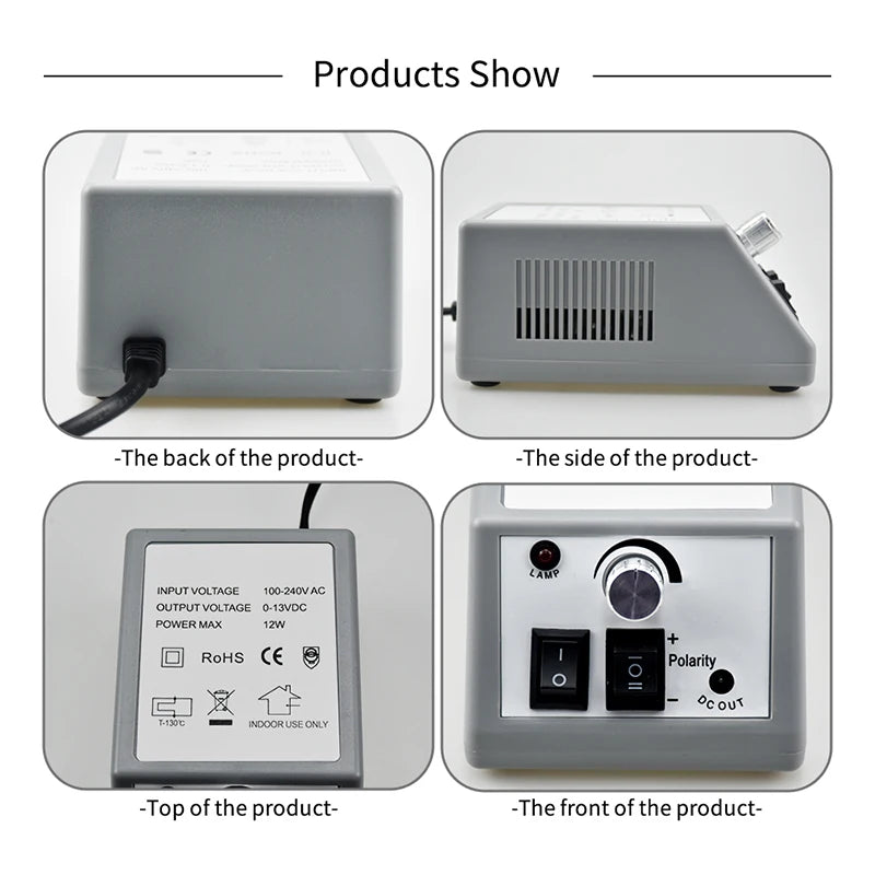 Factory Supply Sale Nail Drill Type Nail Drill Professional Electric Pedicure Foot File with Motor Engraving Tools Peaceful Pleasures Health and Wellness
