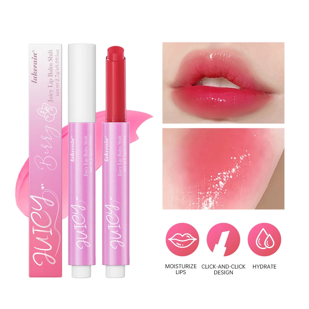 juicy lip balm gloss Color Change Hydrating & Nourishing Lip Gloss Balm with Vitamin E Lip Balm Long Lasting Moisturizing Lipst Peaceful Pleasures Health and Wellness