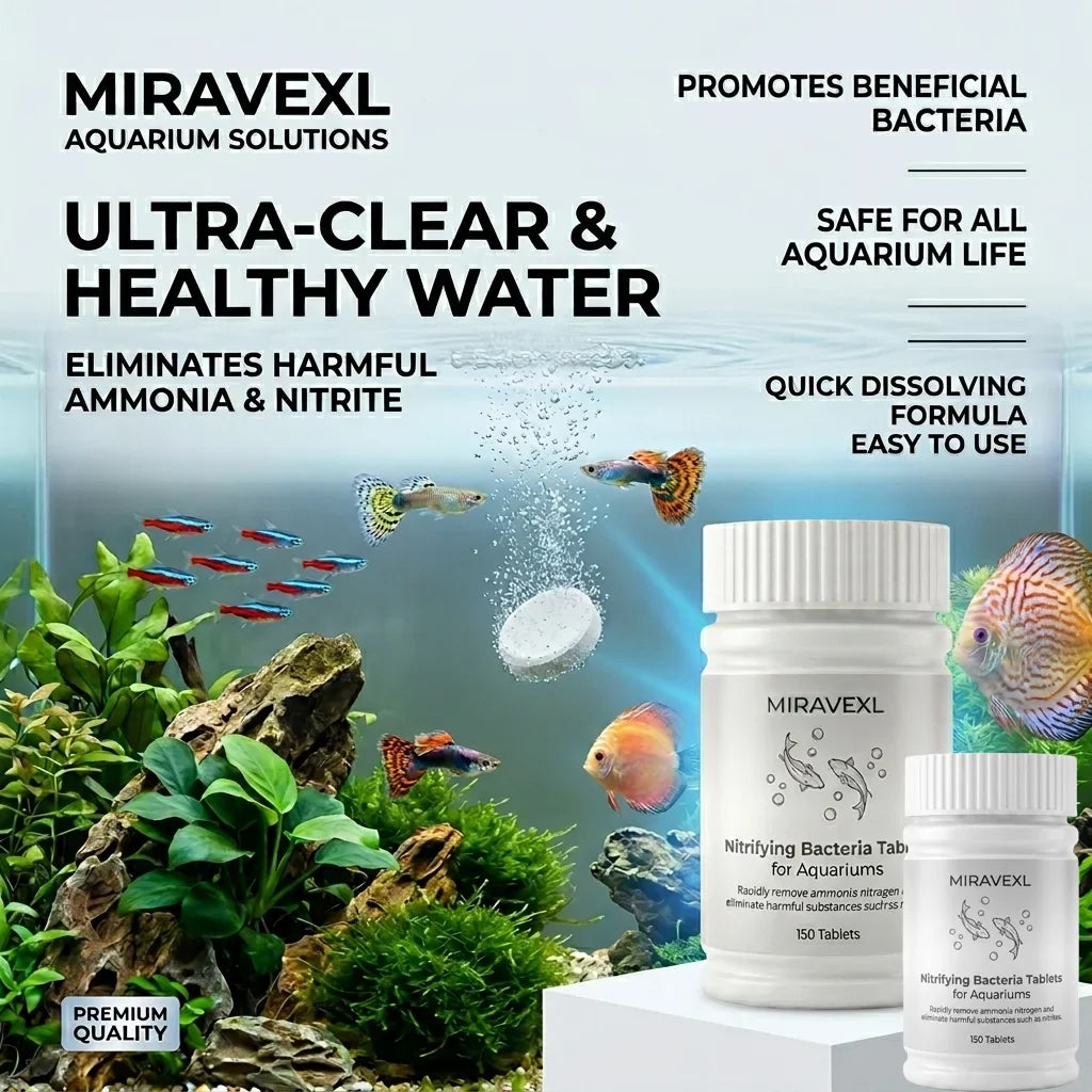 150-Pc Nitrifying Bacteria Tablets – Aquarium Bio Filter Starter