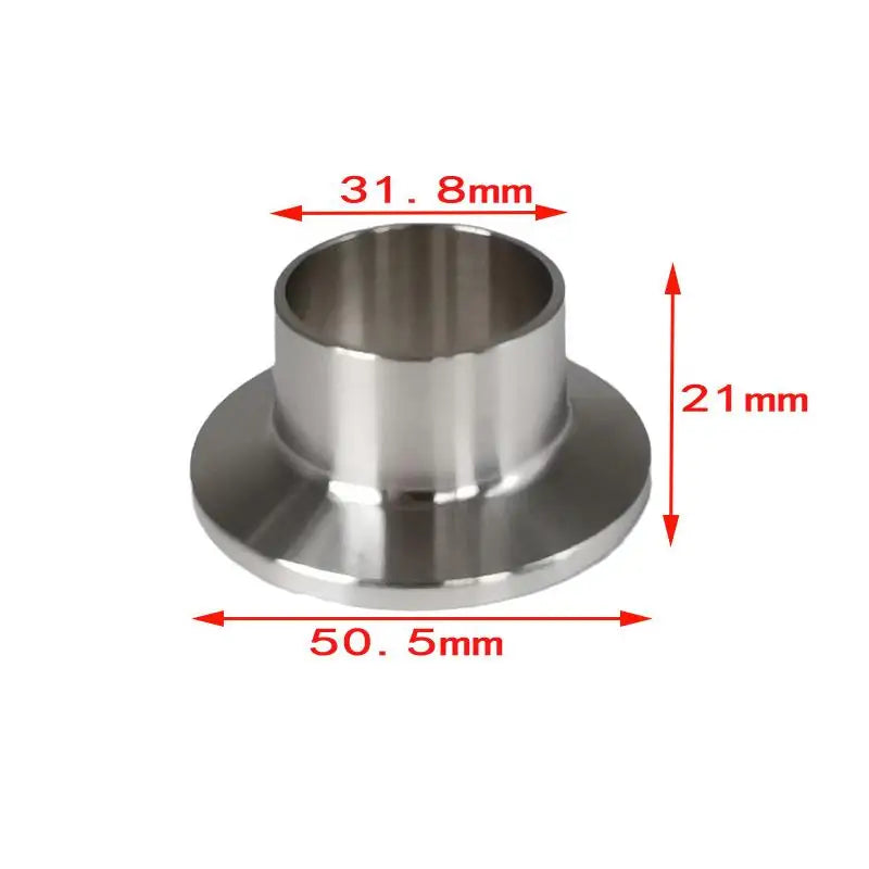 New Welding Pipe Sanitary Fitting Weld Clamp Ferrule Fits Clamp Stainless Steel 304 Peaceful Pleasures Health and Wellness 32