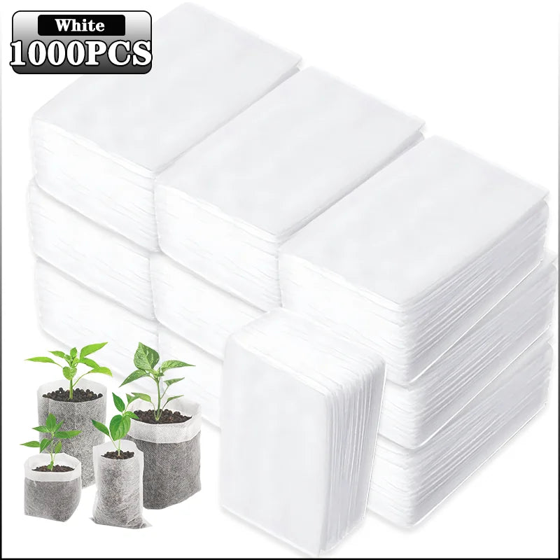 Fabric Plant Seedling Bags 100–1000PCS | Eco Nursery Pots