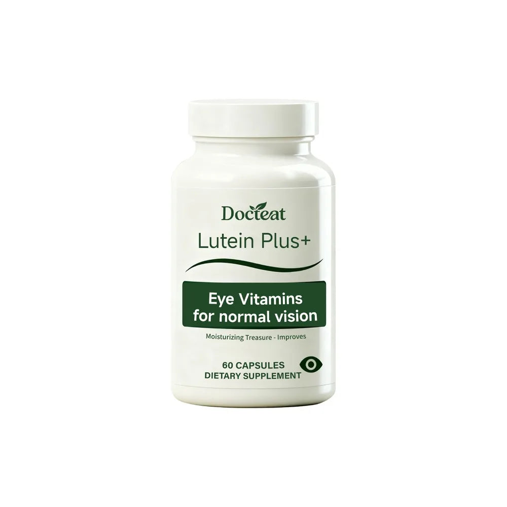 Docteat Lutein Eye Vitamins 60 Caps | Zeaxanthin, Zinc, C & E