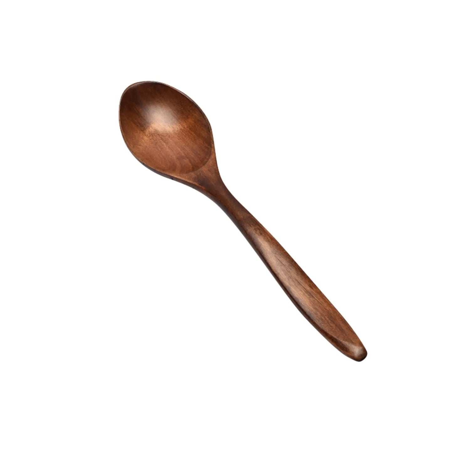 Japanese Wooden Spoon Long Handle | Ramen & Porridge Spoon