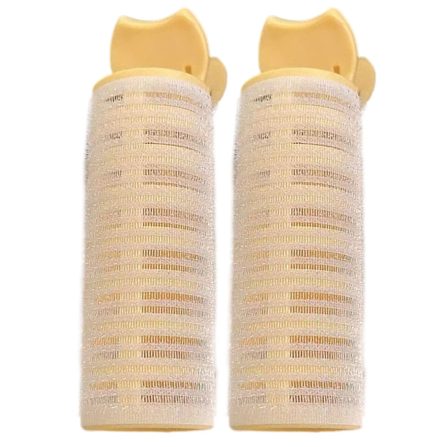 Natural Hair Root Fluffy Clips – Volumizing Styling Set (2pcs) Hair Styling Clips Peaceful Pleasures Health and Wellness YELLOW