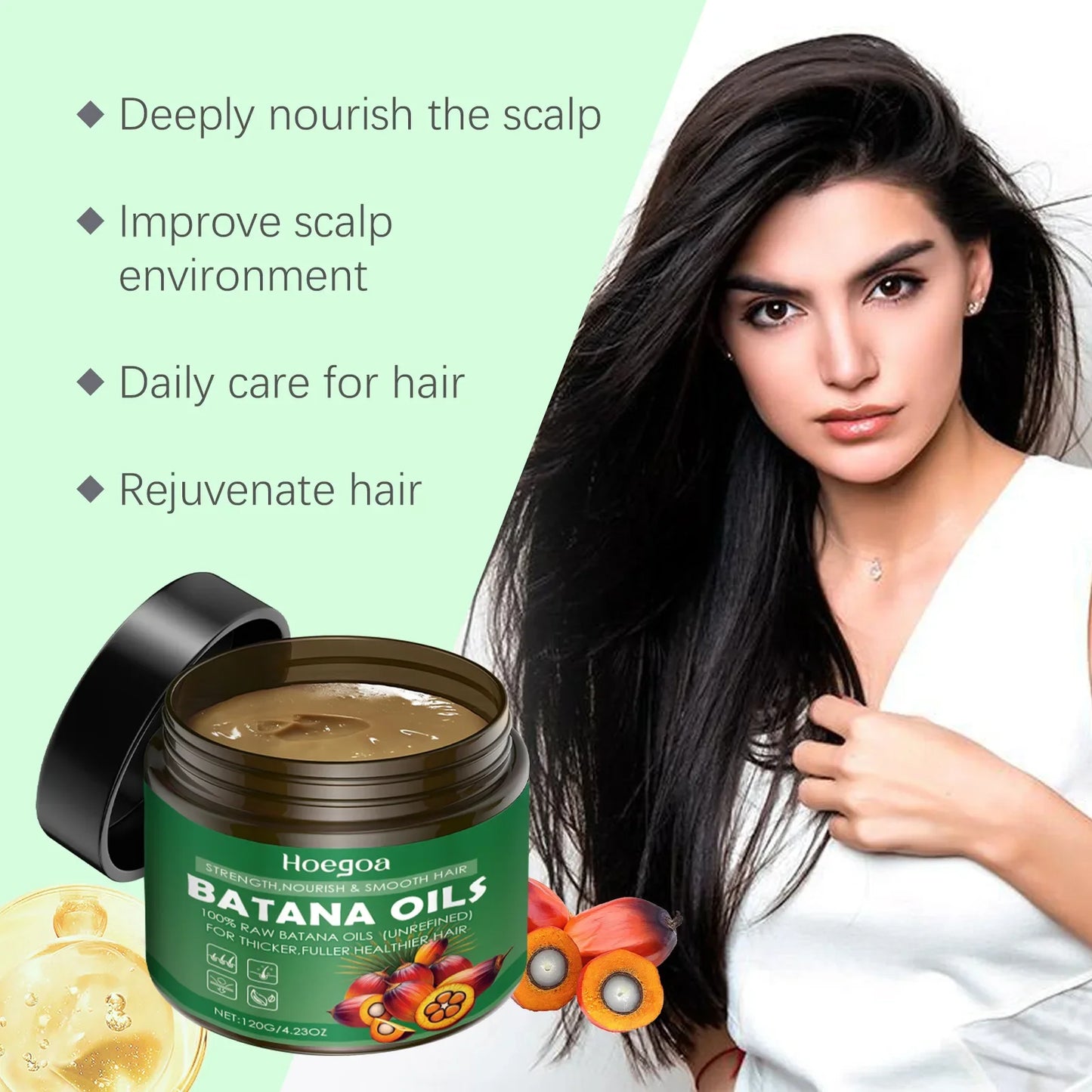 HOEGOA Batana Oil Hair Mask – Growth & Anti-Breakage Treatment