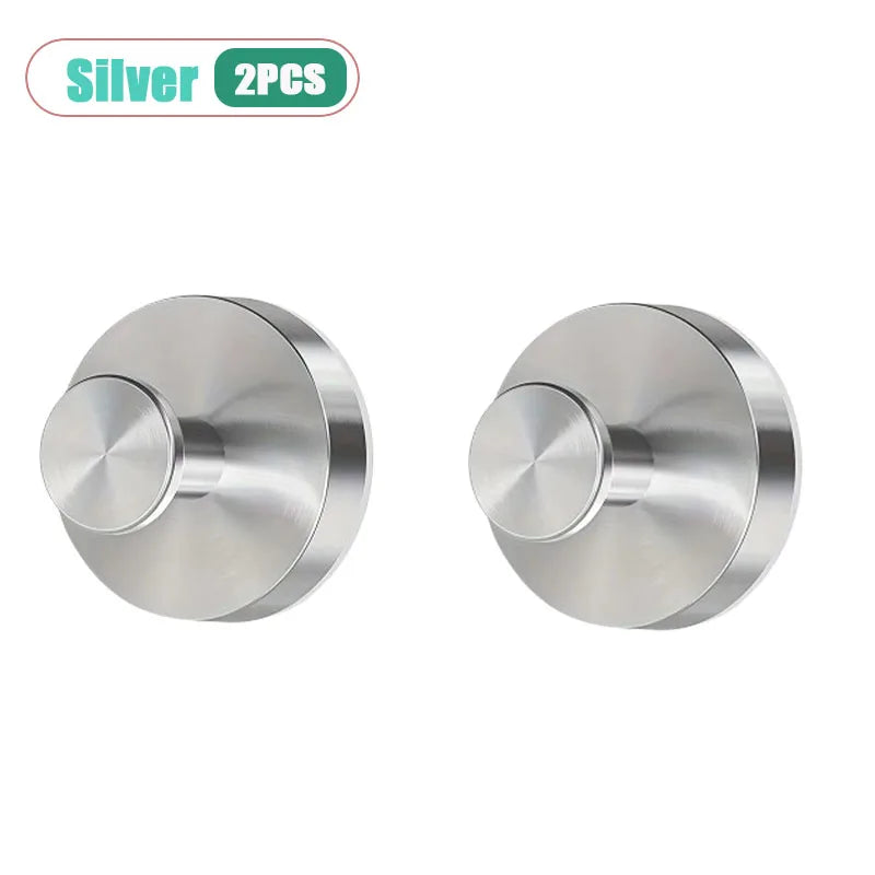 Stainless Steel Suction Cup Hooks | Waterproof Punch-Free Bathroom
