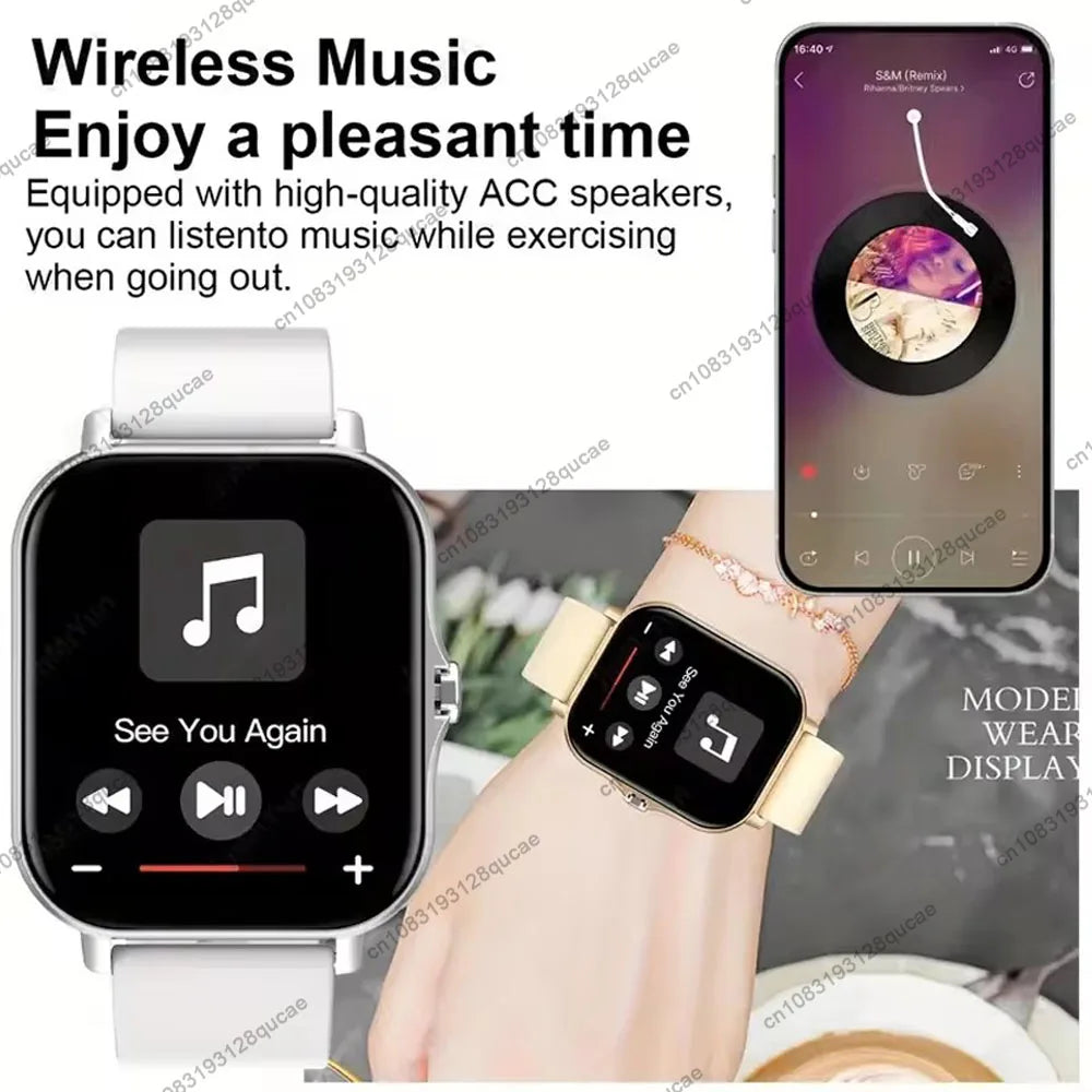 HW12 Smart Watch 1.83" HD – Calls, Fitness & DIY Dials