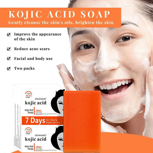 SADOER Kojic Acid Brightening Soap – Deep Cleanse & Hydrate Brightening Bar Soap Oasis Select