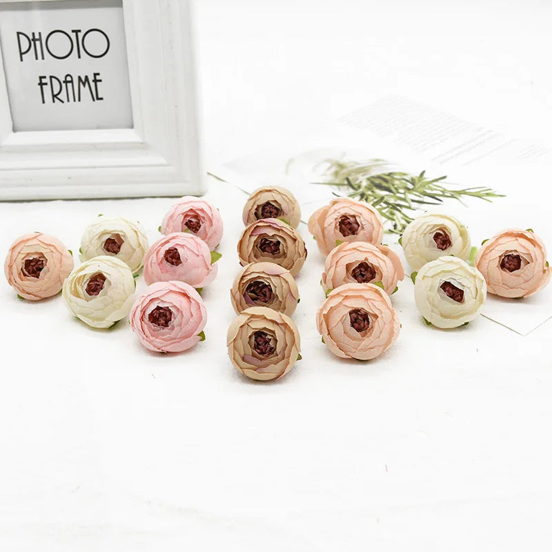 Silk Rose Tea Bud Artificial Flowers – Wedding & Home Decor