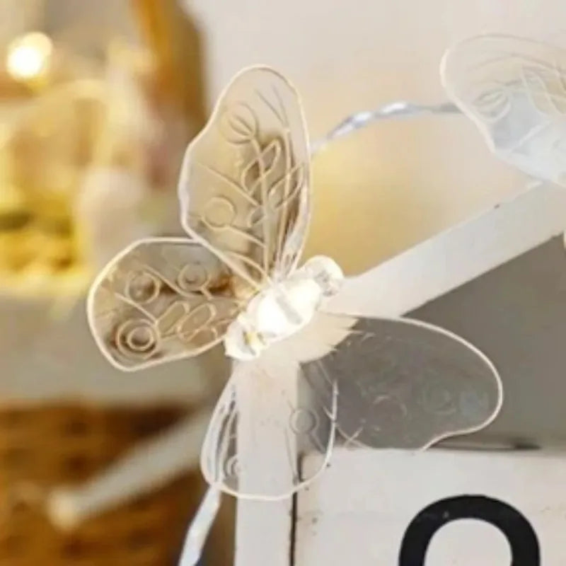 Butterfly LED String Lights Battery Powered – Home & Party Decor