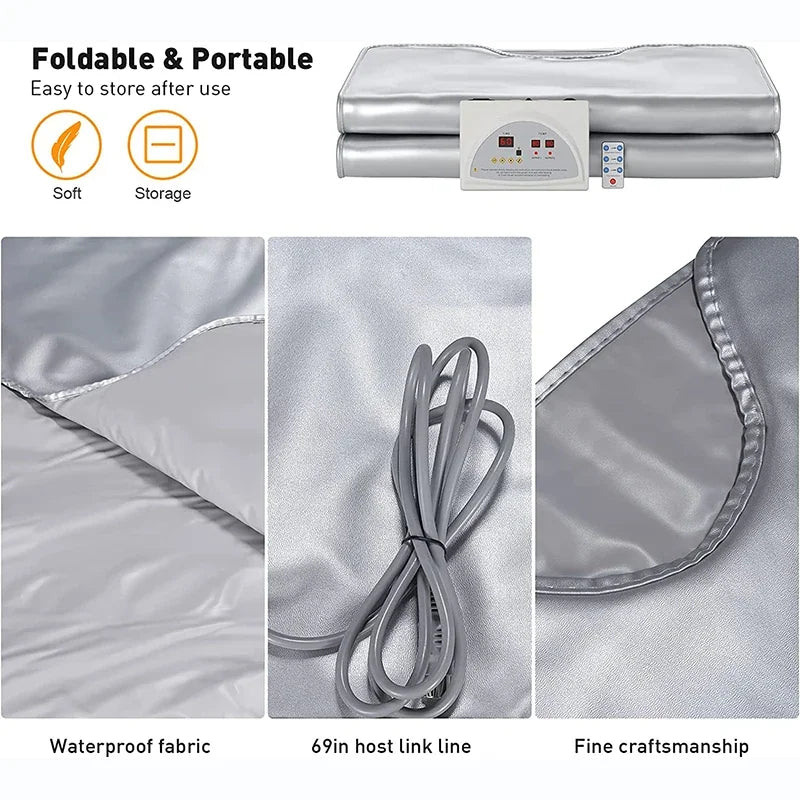 MagCellapy 650W Sauna Blanket | Body Detox & Muscle Relief