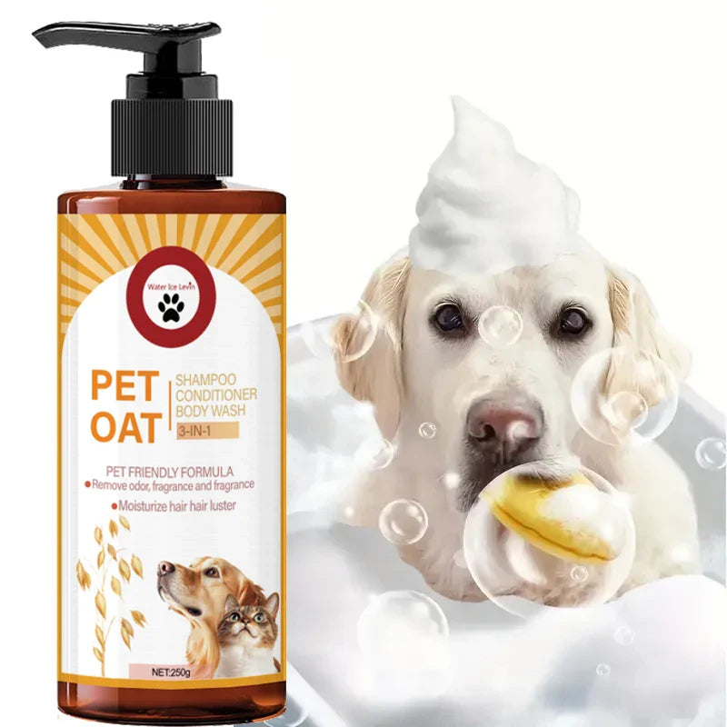 Pet Shampoo for Dogs & Cats – Odor Removal & Soft Coat