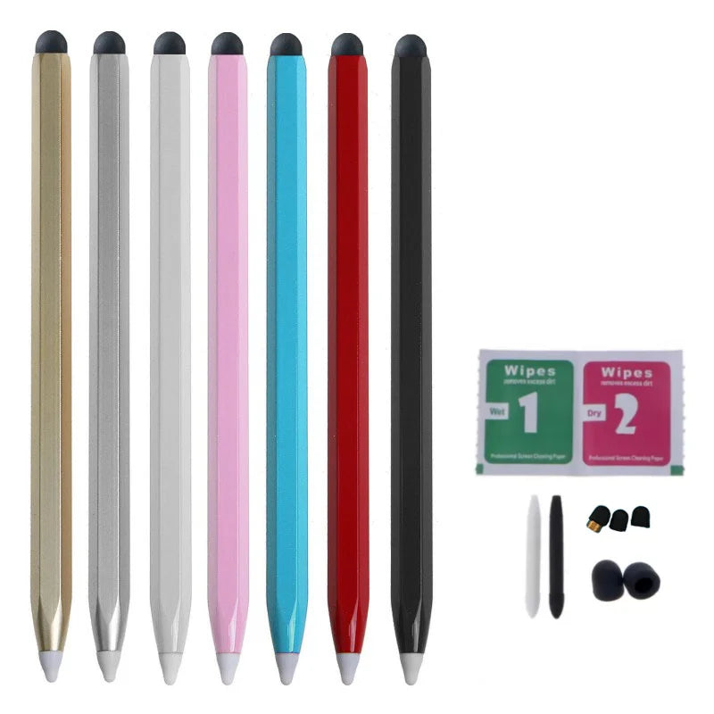 Universal 2-in-1 Stylus Pen for Tablets & Touchscreens