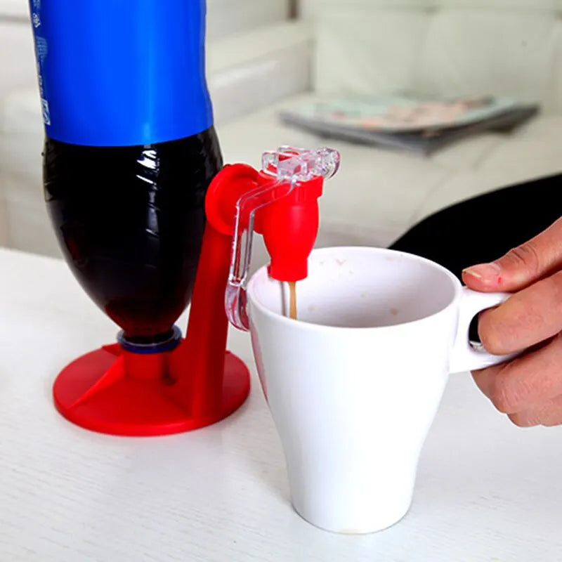 Creative Manual Pressurized Carbonated Beverage Machine To Drink Portable Cola Drinker Upside Down To Drink Soda Water Peaceful Pleasures Health and Wellness