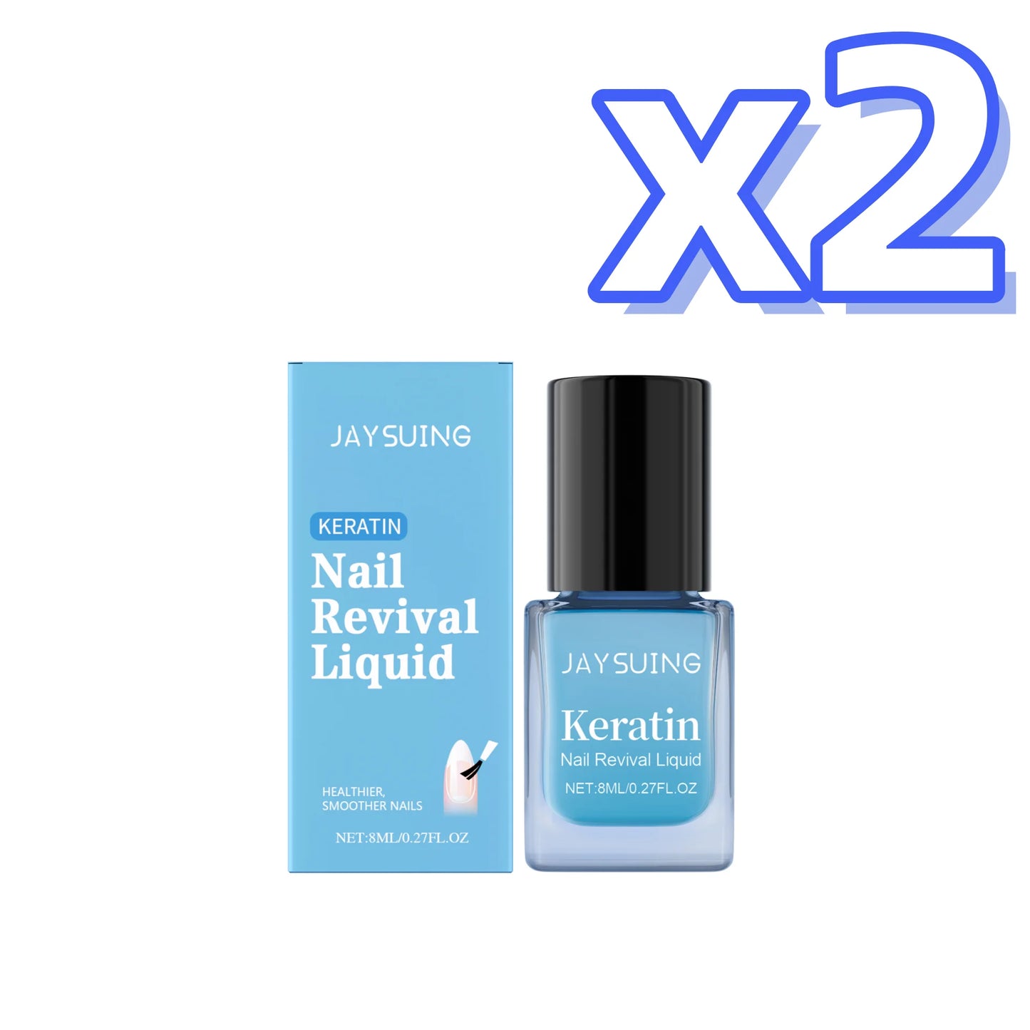 Hyaluronic Acid Nail Strength Oil Deep Nourish Repair Dry Brittle Cuticle Smooth Nail Surface Reduce Crack Mild Nail Cuticle Oil Peaceful Pleasures Health and Wellness 8ml Boxed X 2PCS