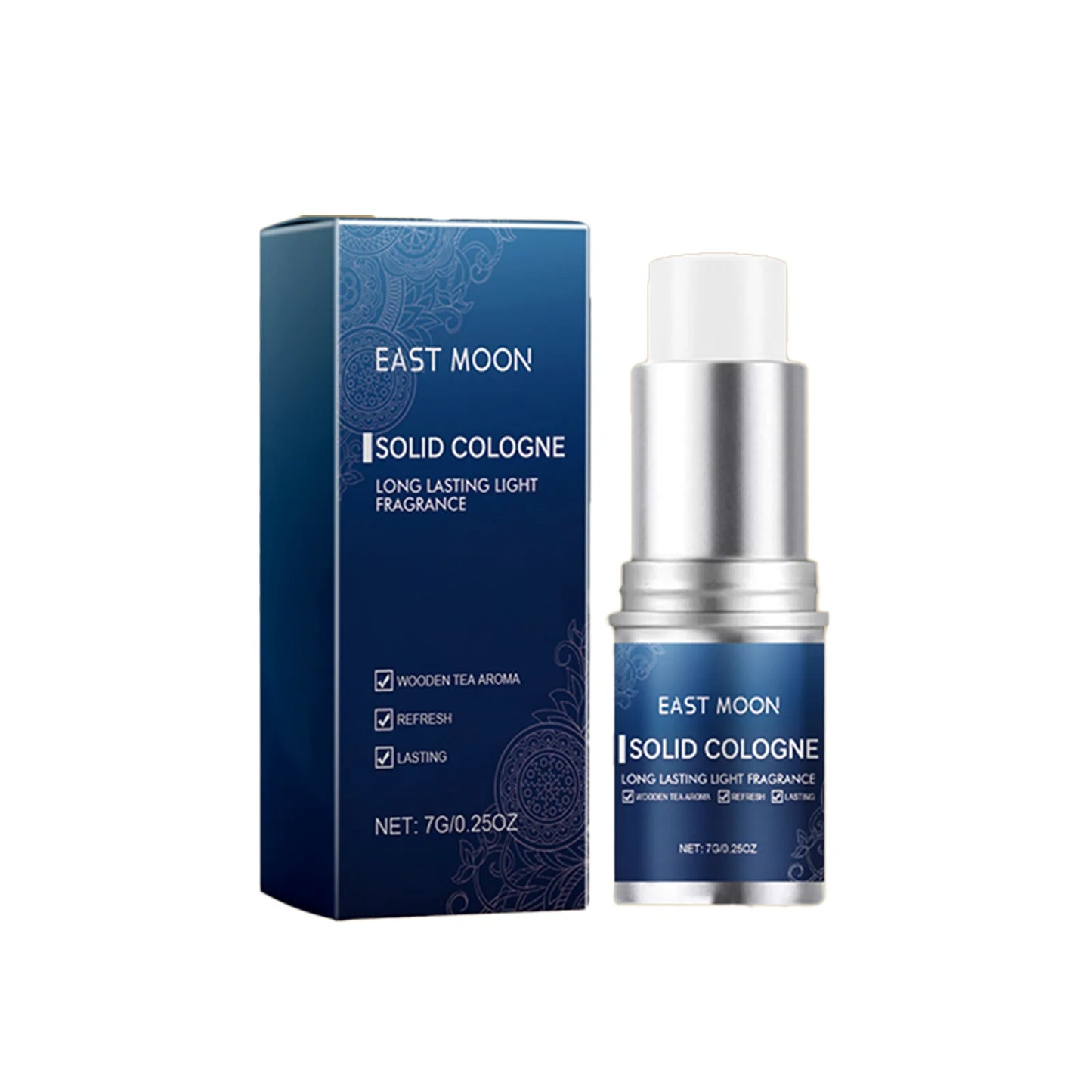 Men's Solid Perfume Stick | Alcohol-Free Woody Balm Fragrance