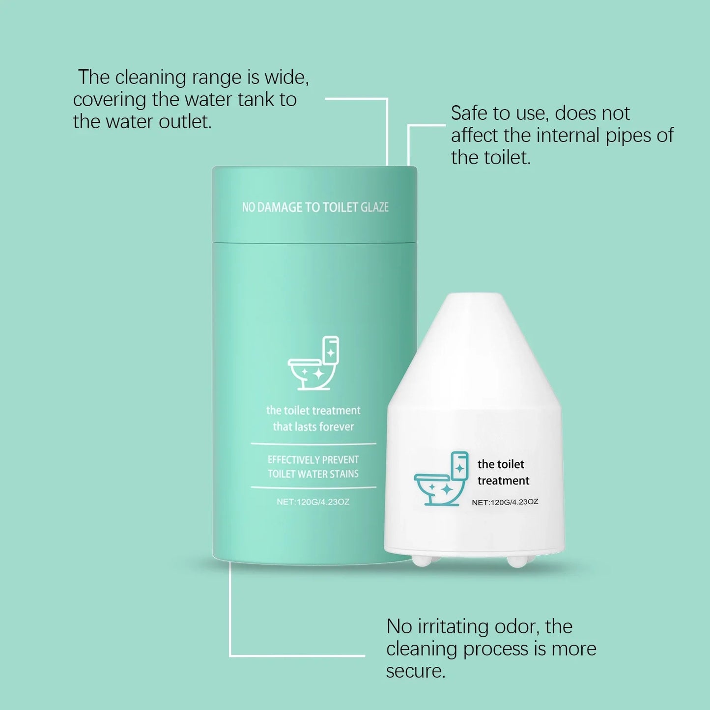 Toilet Cleaning Foam – Descaling, Deodorizing & Fresh