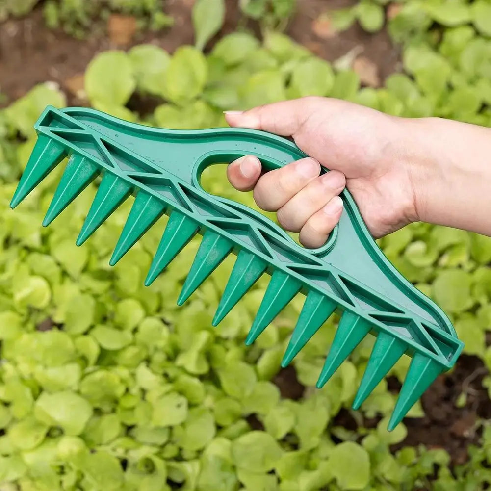 12-Hole Seed Spacer And Seeder Tool Garden Planting Template With Hole Dibber Efficient Soil Digger For Vegetable Flower Seeding Peaceful Pleasures Health and Wellness