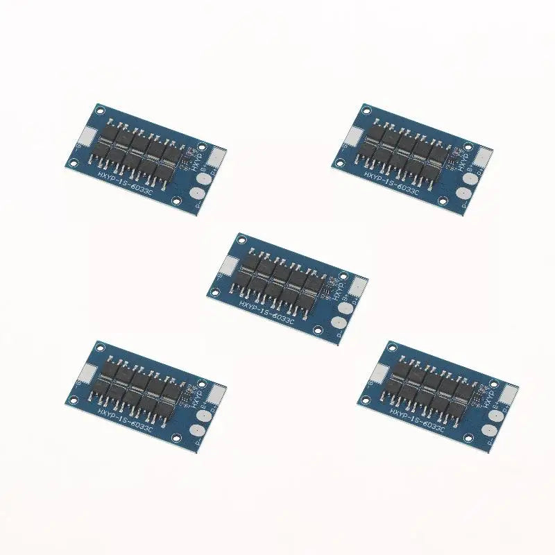 1/5Pcs Overcharge/Over-Discharge 1S BMS 30A 3.2V LiFePO4 / 3.7V Lithium Battery Protection Board With 18650 Cell Short-Circuit Peaceful Pleasures Health and Wellness A1 5Pcs