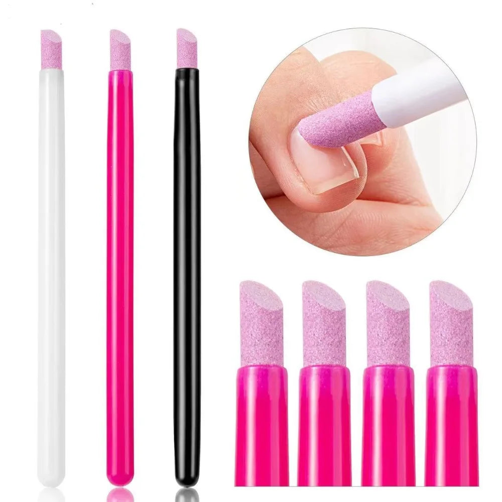 Quartz Stone Nail File & Cuticle Remover Rod | Manicure Tool
