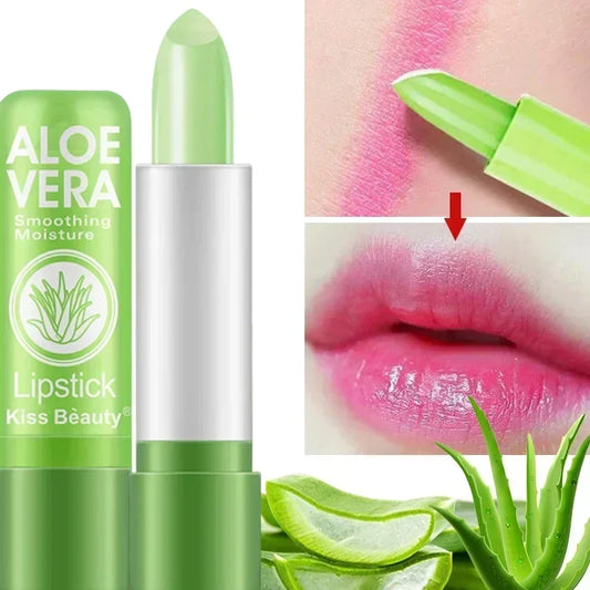 Aloe Vera Color Changing Lip Balm – Moisturizing & Nourishing Color Changing Lip Balm Oasis Select