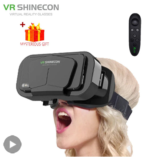 Shinecon VR Headset 3D Glasses for iOS & Android Smartphones VR Headset Oasis Select