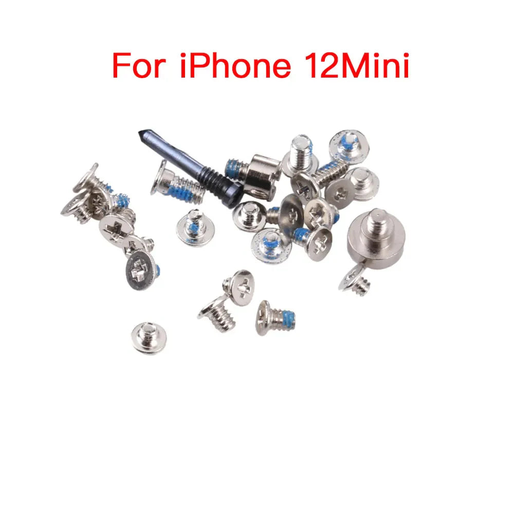 iPhone 7–12 Pro Max Full Screw Replacement Set | 5-Star Screws