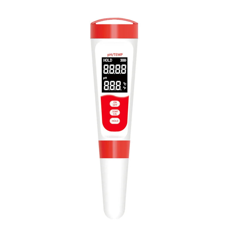 New PH Temperature Water Quality Tester For Pool, Aquarium, Hot Spring, Drinking LED Display Monitor Testing Pen Peaceful Pleasures Health and Wellness 1pc