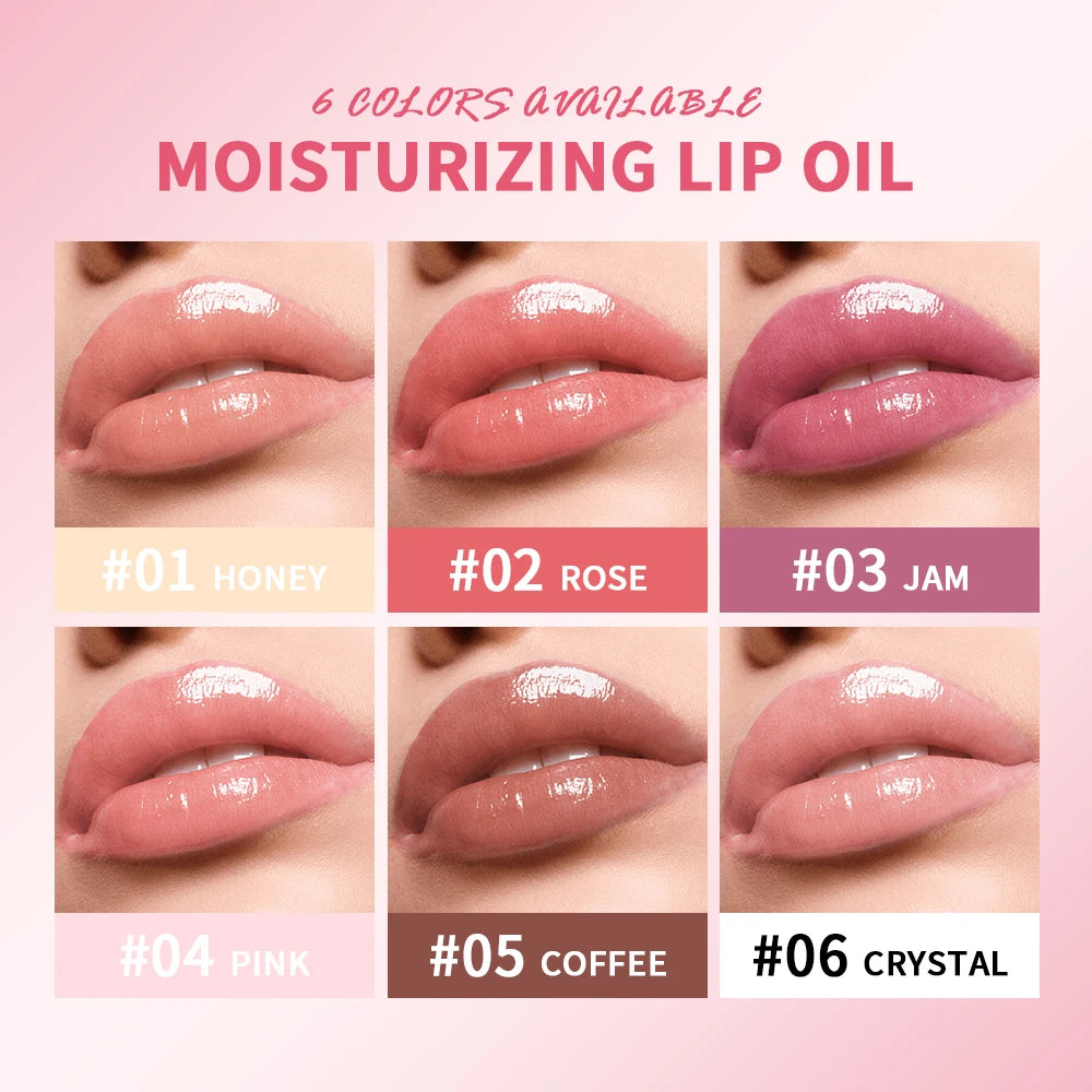 Lakerain Plumping Lip Gloss Hydrating Moisturizing Long Lasting Lip Oil Transparent Lip Tint Daily Lip Care Makeup Cosmetics Peaceful Pleasures Health and Wellness