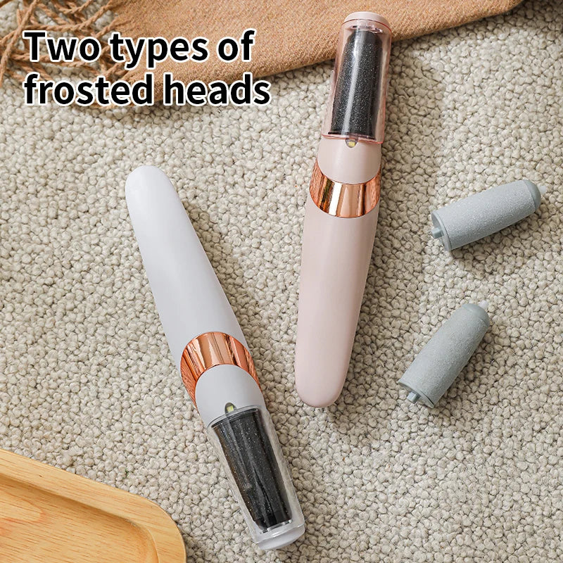HOMEFISH Electric Foot Grinder Automatic Foot Callus Rubbing Pedicure Dead Skin Callus Remover for Foot Rechargeable Foot Beauty Peaceful Pleasures Health and Wellness