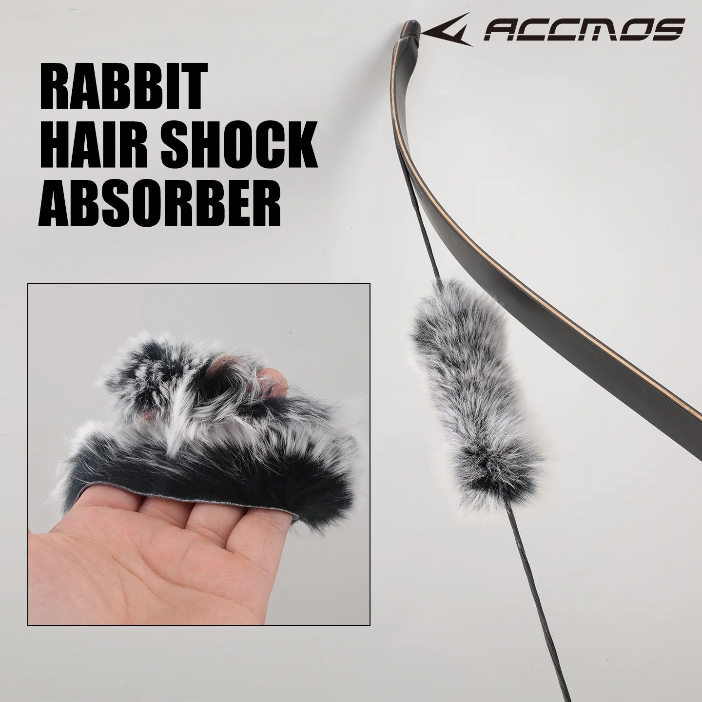 Soft Fur Hair Bow String Stabilizer Damper Archery Hunting Vibration