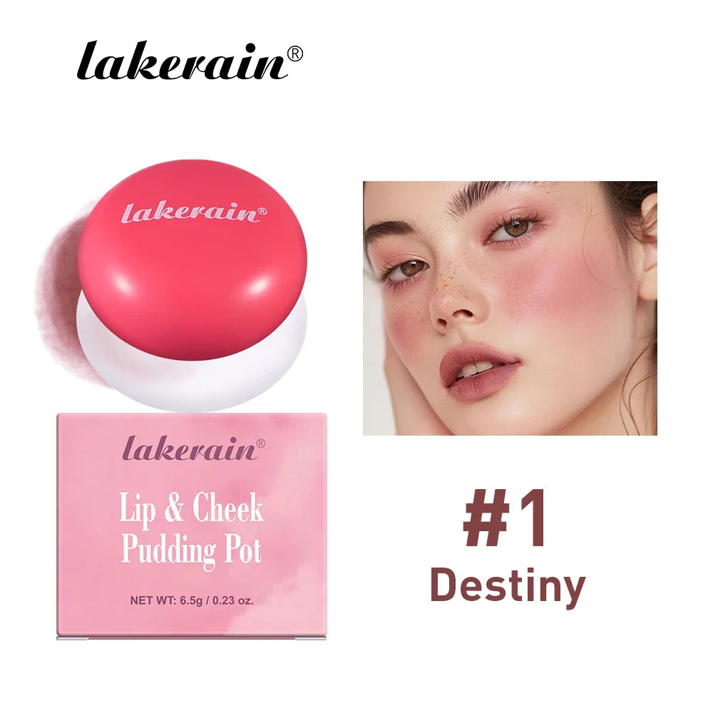 Blurry Pudding Pot Lip & Cheek Blush – Matte, Waterproof, 8 Shades