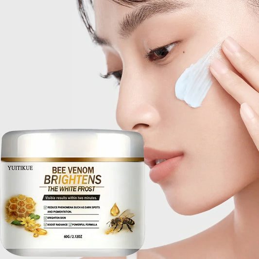 YUITIKUE Bee Venom Brightening Cream 60g Visible Skin Brightener for Dark Spots, Pigmentation & Radiant Skin Tone Peaceful Pleasures Health and Wellness
