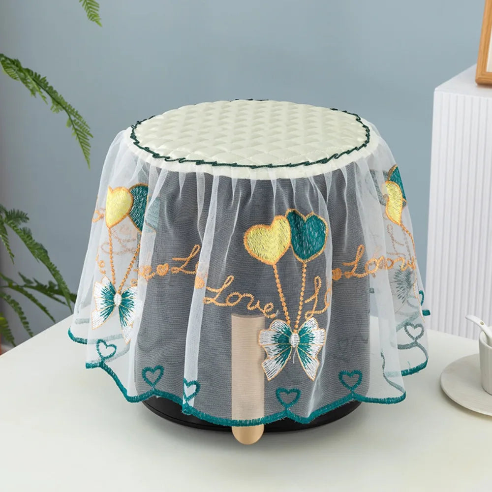 Lace Air Fryer Dust Cover | Pastoral Style Appliance Protector