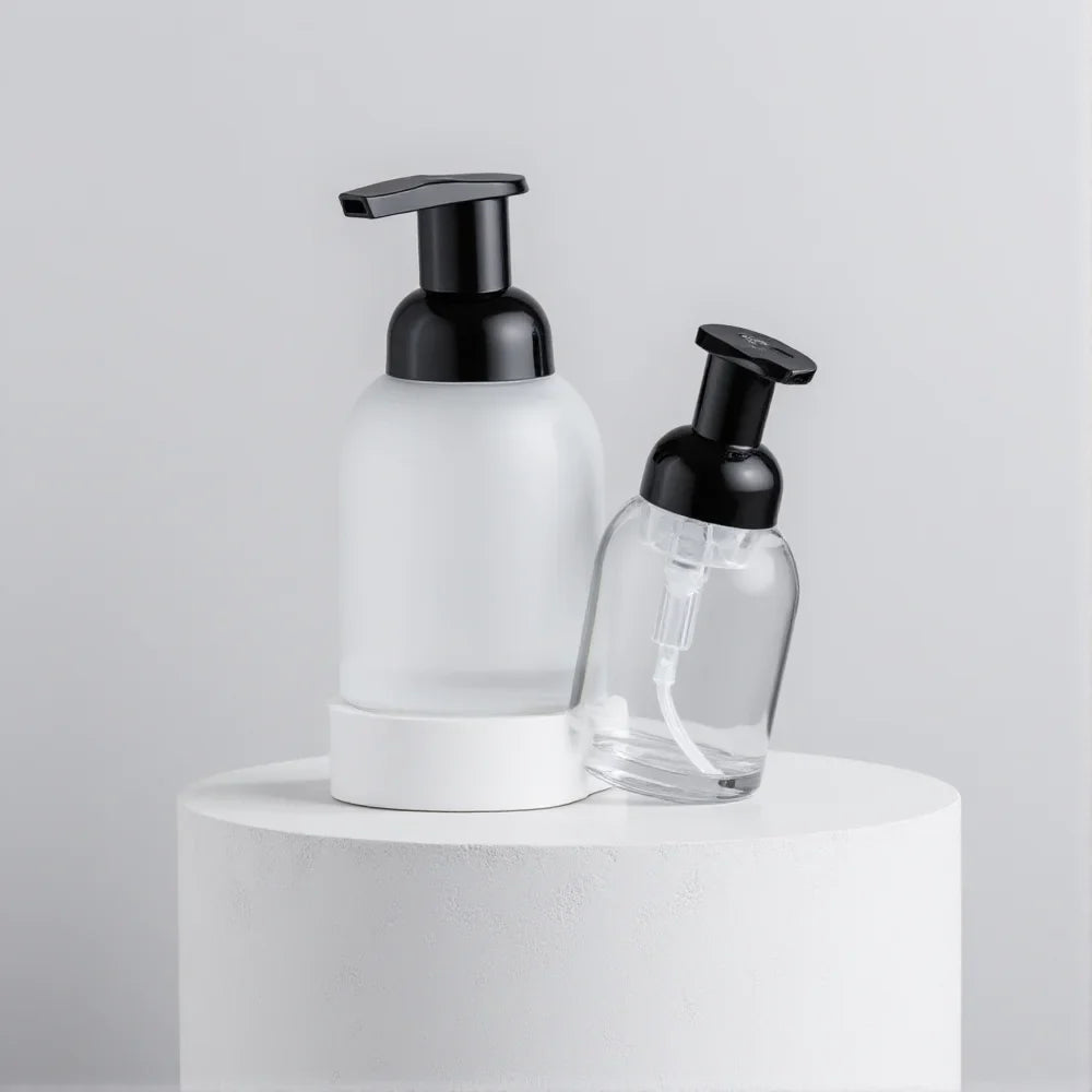 Glass Foam Pump Bottle 250ml & 375ml | Refillable Dispenser
